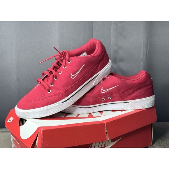 Nike Other - Size 10.5 Nike Retro GTS Red White Casual Shoe Men size DA1446-600